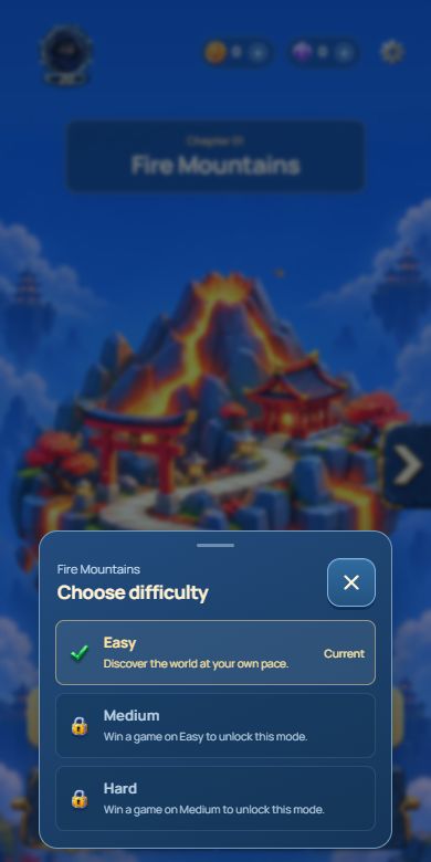 Unlock tougher challenges